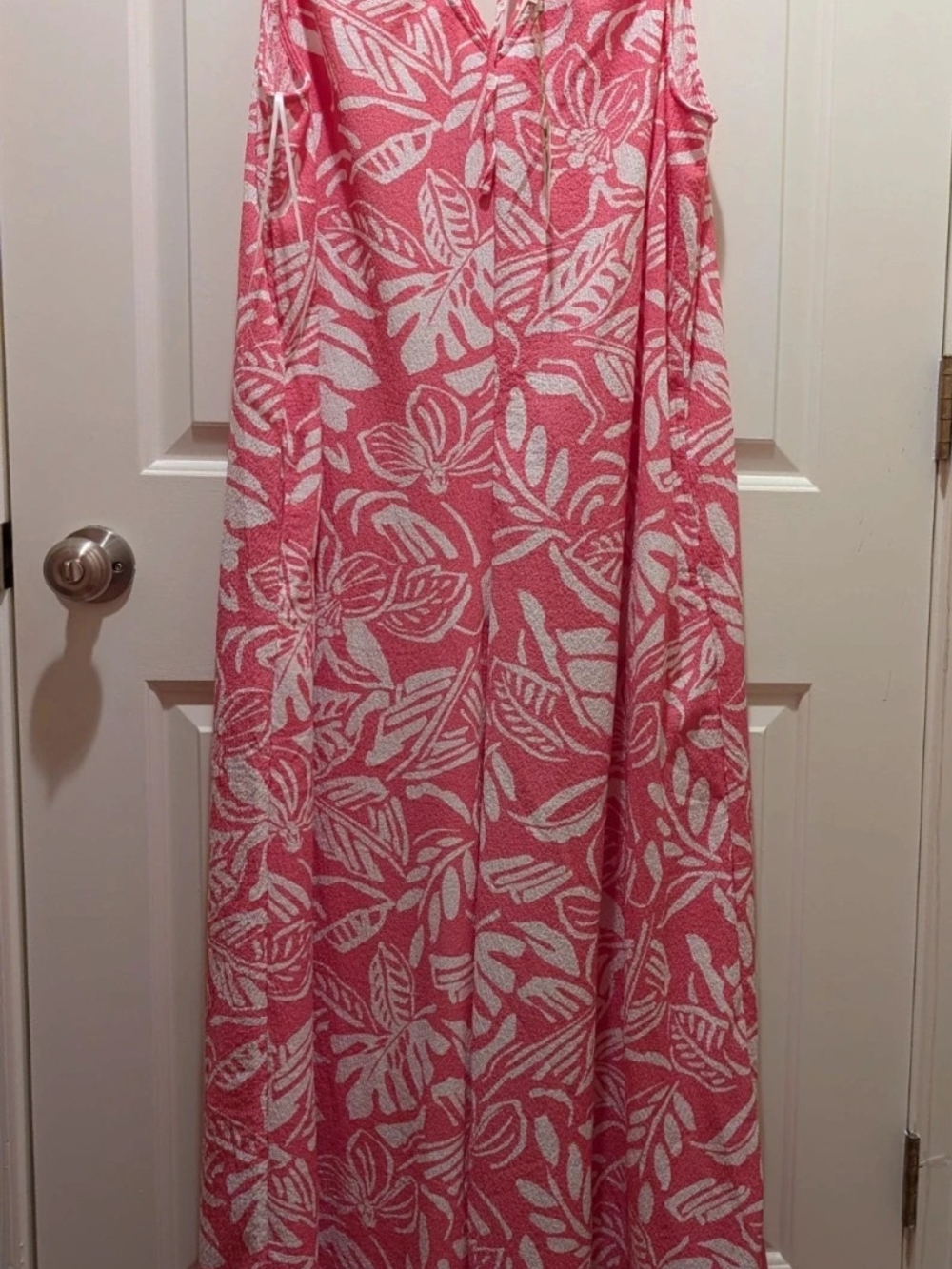 Women's Pink Floral Jumpsuit